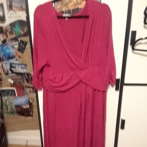 Kiyonna red summer dress